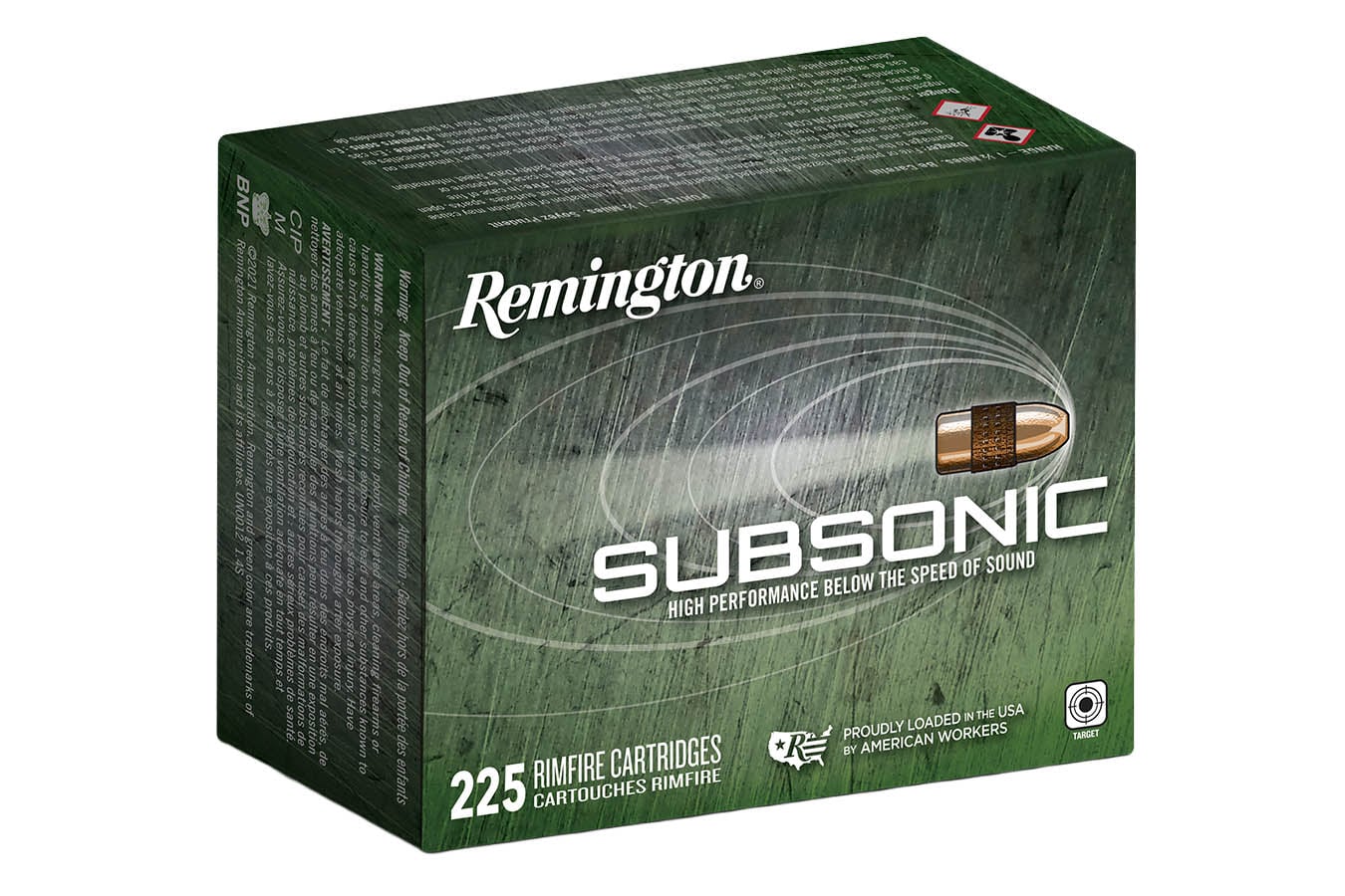REMINGTON 22LR 40gr HP Subsonic 225/Box